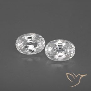 Shop natural 2.88ct ホワイト ジルコン gems, 楕円形, from カンボジア at GemSelect. In stock, global shipping!