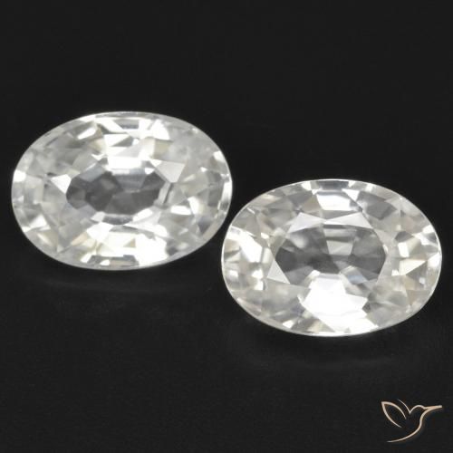 Shop natural 2.48ct ホワイト ジルコン gems, 楕円形, from カンボジア at GemSelect. In stock, global shipping!