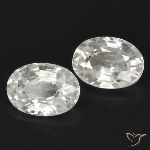 Shop natural 2.48ct ホワイト ジルコン gems, 楕円形, from カンボジア at GemSelect. In stock, global shipping!
