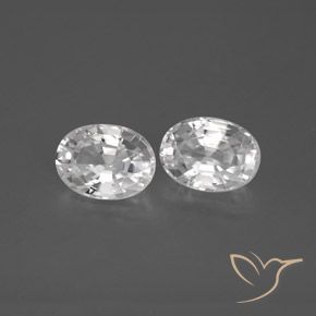 Shop natural 2.75ct ホワイト ジルコン gems, 楕円形, from カンボジア at GemSelect. In stock, global shipping!