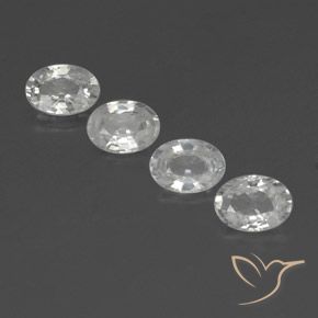 Shop natural 4.89ct ホワイト ジルコン gems, 楕円形, from カンボジア at GemSelect. In stock, global shipping!