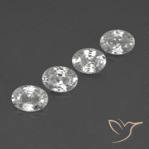 Shop natural 5.05ct ホワイト ジルコン gems, 楕円形, from カンボジア at GemSelect. In stock, global shipping!