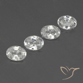 Shop natural 5.00ct ホワイト ジルコン gems, 楕円形, from カンボジア at GemSelect. In stock, global shipping!