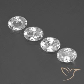 Shop natural 5.02ct ホワイト ジルコン gems, 楕円形, from カンボジア at GemSelect. In stock, global shipping!