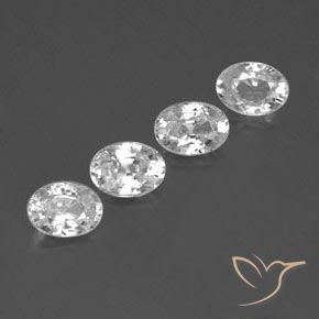 Shop natural 5.02ct ホワイト ジルコン gems, 楕円形, from カンボジア at GemSelect. In stock, global shipping!