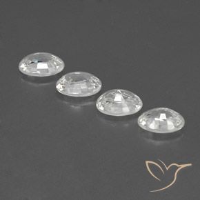 Shop natural 4.75ct ホワイト ジルコン gems, 楕円形, from カンボジア at GemSelect. In stock, global shipping!