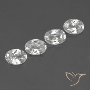Shop natural 4.88ct ホワイト ジルコン gems, 楕円形, from カンボジア at GemSelect. In stock, global shipping!