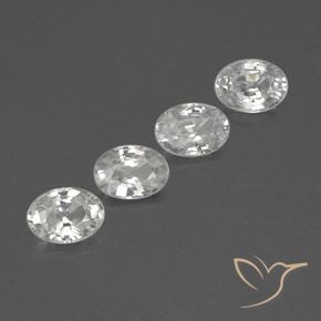 Shop natural 4.76ct ホワイト ジルコン gems, 楕円形, from カンボジア at GemSelect. In stock, global shipping!