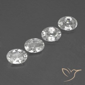 Shop natural 4.92ct ホワイト ジルコン gems, 楕円形, from カンボジア at GemSelect. In stock, global shipping!
