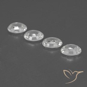 Shop natural 4.92ct ホワイト ジルコン gems, 楕円形, from カンボジア at GemSelect. In stock, global shipping!