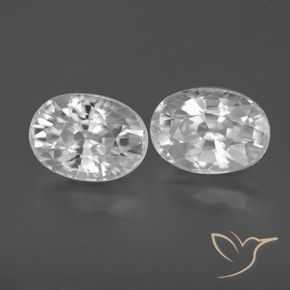 Shop natural 3.04ct ホワイト ジルコン gems, 楕円形, from カンボジア at GemSelect. In stock, global shipping!