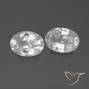 Shop natural 2.36ct ホワイト ジルコン gems, 楕円形, from カンボジア at GemSelect. In stock, global shipping!