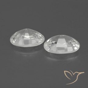 Shop natural 2.36ct ホワイト ジルコン gems, 楕円形, from カンボジア at GemSelect. In stock, global shipping!