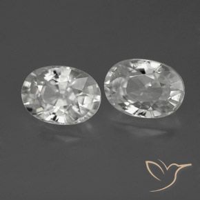 Shop natural 2.83ct ホワイト ジルコン gems, 楕円形, from カンボジア at GemSelect. In stock, global shipping!