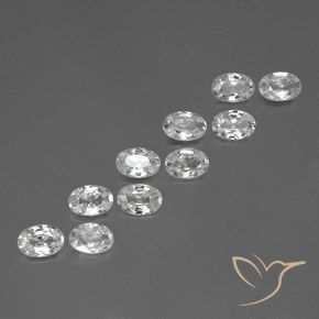 Shop natural 6.55ct ホワイト ジルコン gems, 楕円形, from カンボジア at GemSelect. In stock, global shipping!