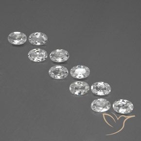 Shop natural 6.55ct ホワイト ジルコン gems, 楕円形, from カンボジア at GemSelect. In stock, global shipping!