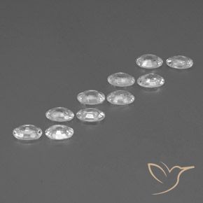 Shop natural 6.55ct ホワイト ジルコン gems, 楕円形, from カンボジア at GemSelect. In stock, global shipping!