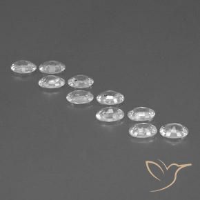 Shop natural 6.68ct ホワイト ジルコン gems, 楕円形, from カンボジア at GemSelect. In stock, global shipping!