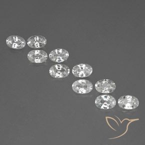 Shop natural 7.00ct ホワイト ジルコン gems, 楕円形, from カンボジア at GemSelect. In stock, global shipping!