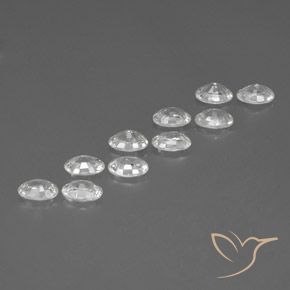 Shop natural 7.00ct ホワイト ジルコン gems, 楕円形, from カンボジア at GemSelect. In stock, global shipping!