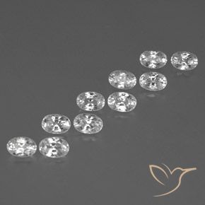 Shop natural 8.00ct ホワイト ジルコン gems, 楕円形, from カンボジア at GemSelect. In stock, global shipping!