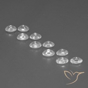 Shop natural 8.00ct ホワイト ジルコン gems, 楕円形, from カンボジア at GemSelect. In stock, global shipping!