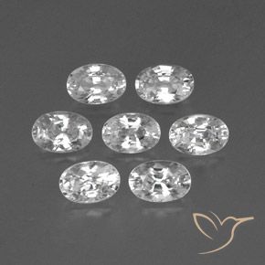 Shop natural 5.30ct ホワイト ジルコン gems, 楕円形, from カンボジア at GemSelect. In stock, global shipping!