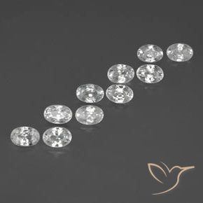 Shop natural 7.72ct ホワイト ジルコン gems, 楕円形, from カンボジア at GemSelect. In stock, global shipping!