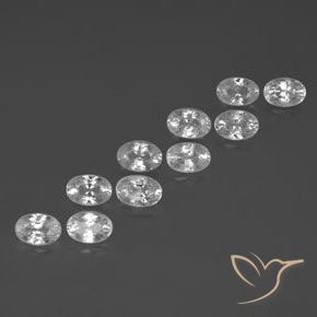 Shop natural 7.96ct ホワイト ジルコン gems, 楕円形, from カンボジア at GemSelect. In stock, global shipping!