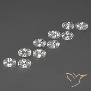 Shop natural 8.33ct ホワイト ジルコン gems, 楕円形, from カンボジア at GemSelect. In stock, global shipping!