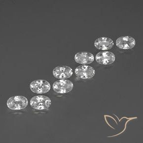 Shop natural 8.21ct ホワイト ジルコン gems, 楕円形, from カンボジア at GemSelect. In stock, global shipping!