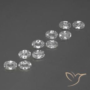 Shop natural 6.73ct ホワイト ジルコン gems, 楕円形, from カンボジア at GemSelect. In stock, global shipping!