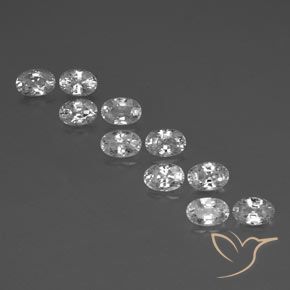 Shop natural 8.04ct ホワイト ジルコン gems, 楕円形, from カンボジア at GemSelect. In stock, global shipping!