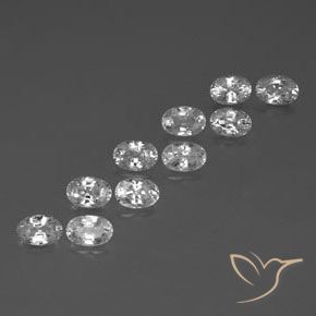 Shop natural 8.04ct ホワイト ジルコン gems, 楕円形, from カンボジア at GemSelect. In stock, global shipping!