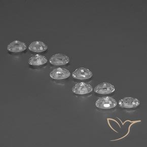 Shop natural 8.04ct ホワイト ジルコン gems, 楕円形, from カンボジア at GemSelect. In stock, global shipping!