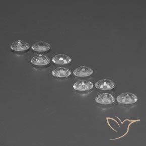 Shop natural 7.00ct ホワイト ジルコン gems, 楕円形, from カンボジア at GemSelect. In stock, global shipping!