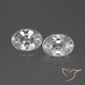 Shop natural 2.90ct ホワイト ジルコン gems, 楕円形, from カンボジア at GemSelect. In stock, global shipping!