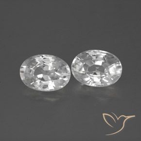 Shop natural 2.90ct ホワイト ジルコン gems, 楕円形, from カンボジア at GemSelect. In stock, global shipping!