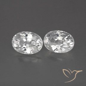 Shop natural 2.78ct ホワイト ジルコン gems, 楕円形, from カンボジア at GemSelect. In stock, global shipping!