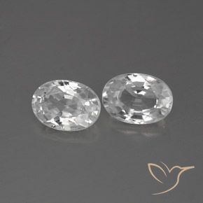 Shop natural 2.59ct ホワイト ジルコン gems, 楕円形, from カンボジア at GemSelect. In stock, global shipping!
