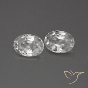 Shop natural 2.49ct ホワイト ジルコン gems, 楕円形, from カンボジア at GemSelect. In stock, global shipping!