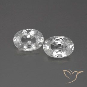Shop natural 2.50ct ホワイト ジルコン gems, 楕円形, from カンボジア at GemSelect. In stock, global shipping!