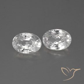 Shop natural 2.59ct ホワイト ジルコン gems, 楕円形, from カンボジア at GemSelect. In stock, global shipping!