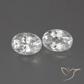 Shop natural 2.87ct ホワイト ジルコン gems, 楕円形, from カンボジア at GemSelect. In stock, global shipping!