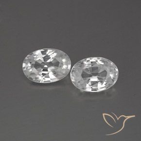 Shop natural 2.44ct ホワイト ジルコン gems, 楕円形, from カンボジア at GemSelect. In stock, global shipping!