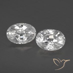 Shop natural 2.89ct ホワイト ジルコン gems, 楕円形, from カンボジア at GemSelect. In stock, global shipping!