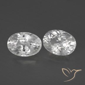 Shop natural 2.89ct ホワイト ジルコン gems, 楕円形, from カンボジア at GemSelect. In stock, global shipping!