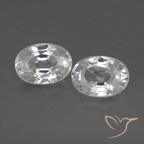 Shop natural 2.87ct ホワイト ジルコン gems, 楕円形, from カンボジア at GemSelect. In stock, global shipping!