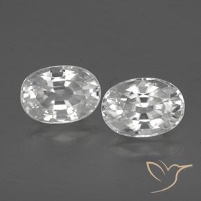 Shop natural 2.93ct ホワイト ジルコン gems, 楕円形, from カンボジア at GemSelect. In stock, global shipping!
