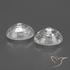 Shop natural 2.93ct ホワイト ジルコン gems, 楕円形, from カンボジア at GemSelect. In stock, global shipping!